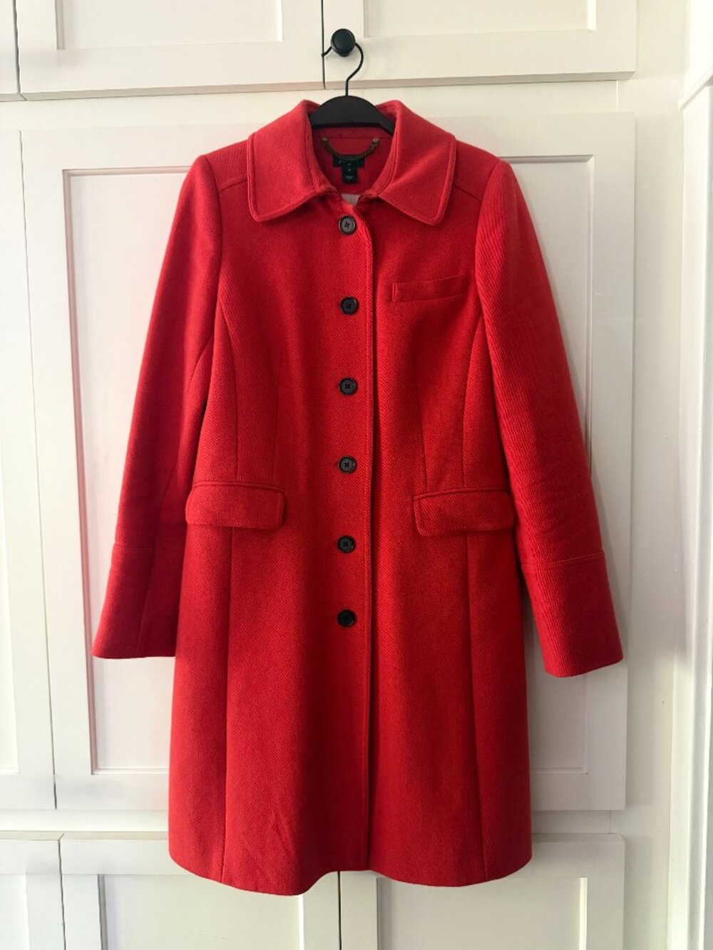 Vintage J.Crew Classic Lady-Day Coat in Italian Double-Cloth Wool